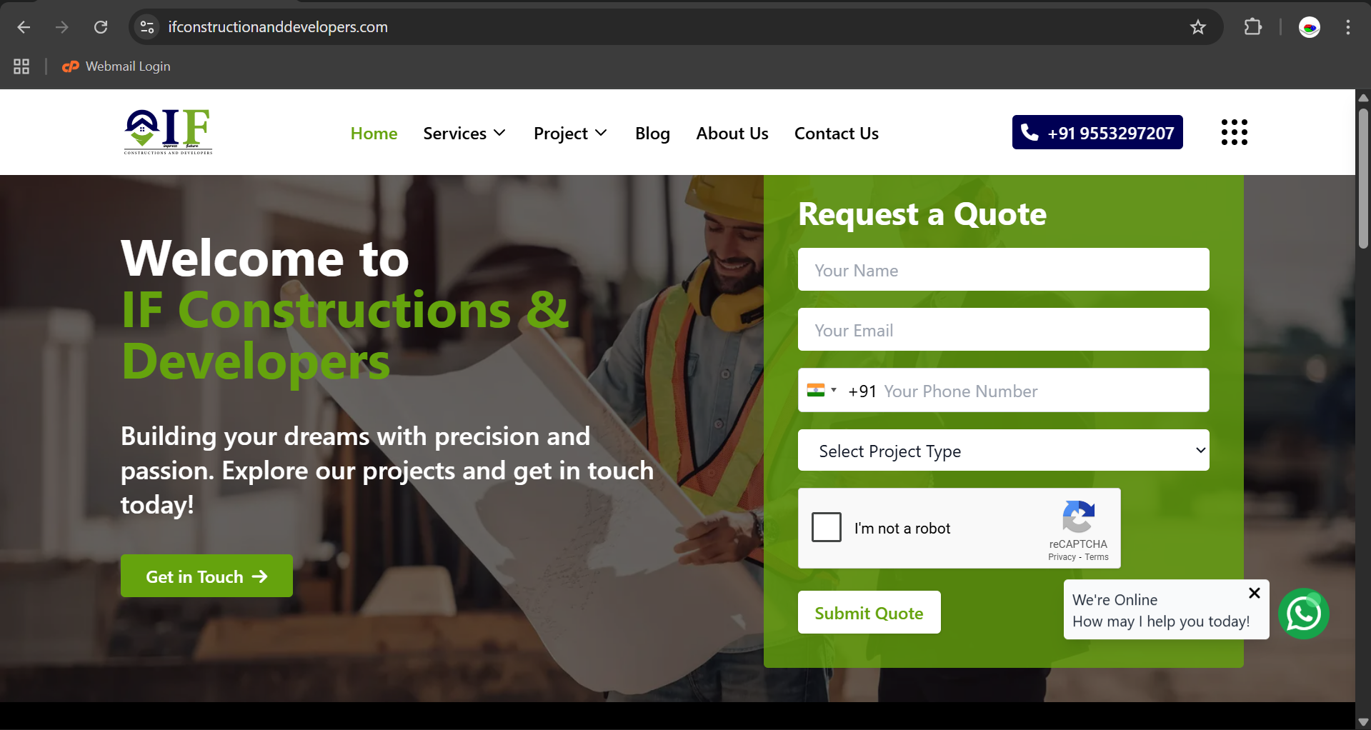 IF Constructions and Developers Project Showcase
